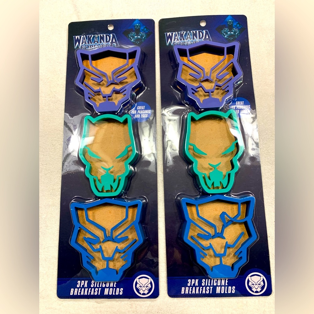 Wakanda Forever Breakfast molds Marvel Cooking Kitchen Food Black Panther